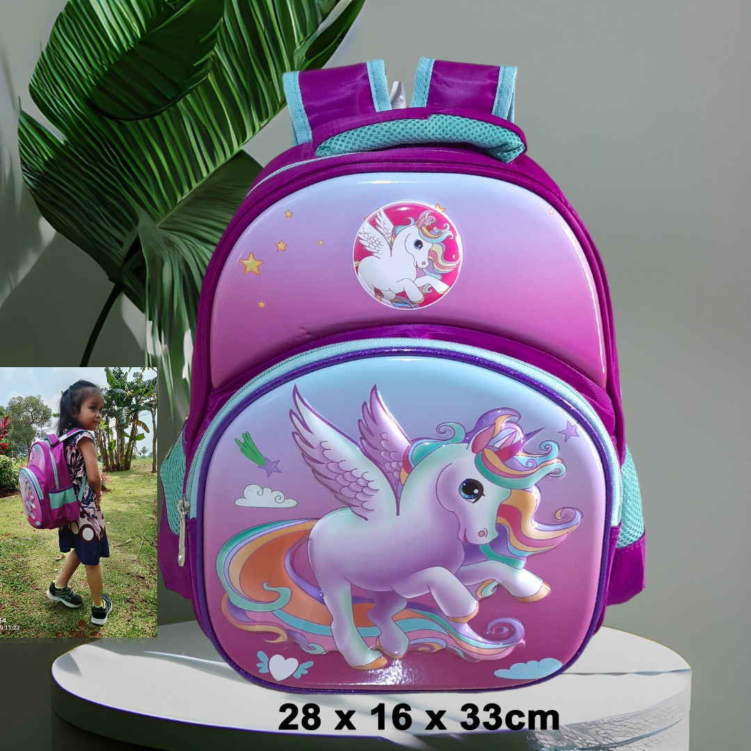 Disney Tas Anak Back To School,Tas TK,PAUD,SD Tas Ransel Bahu Anak Motif Kartun KeSayangan Anak Ukuran 13INCH IMPORT