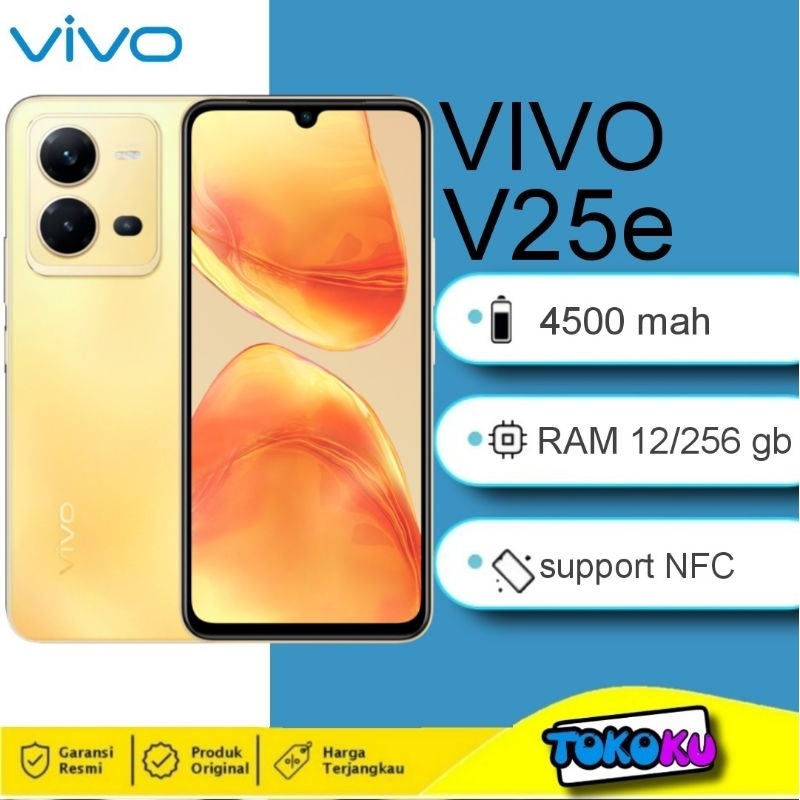 VIVO V25E RAM 12/256 GB - GARANSI RESMI INDONESIA