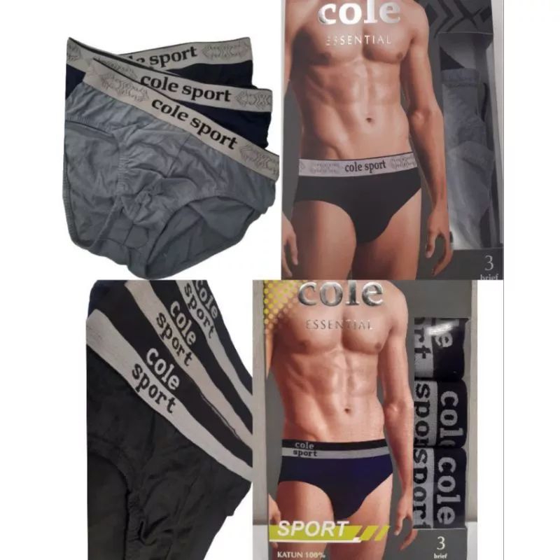 celana dalam original cole sport