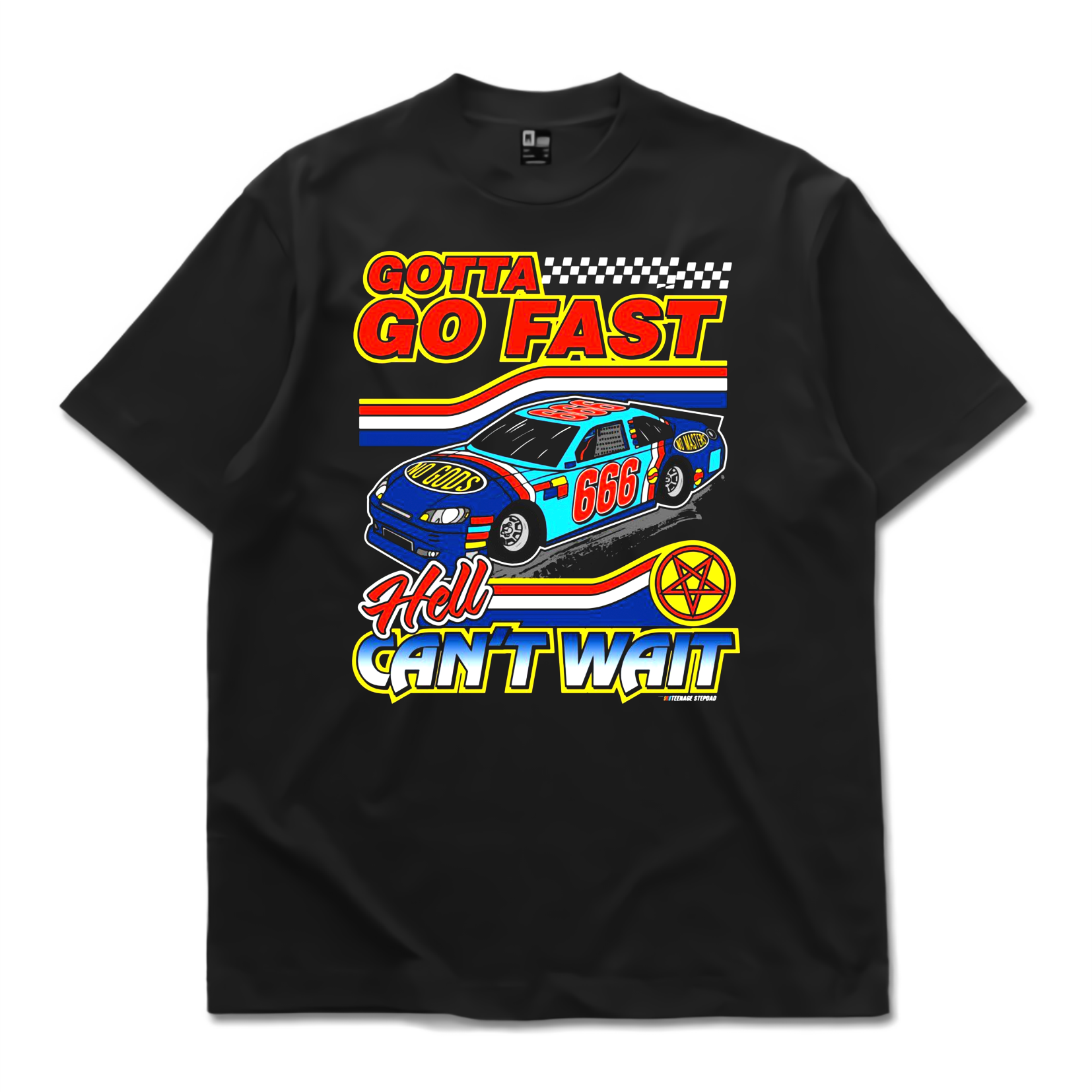 KAOS VINTAGE NASCAR | KAOS VINTAGE NASCAR RUMBLE BLACK | T-SHIRT MOBIL NASCAR HITAM