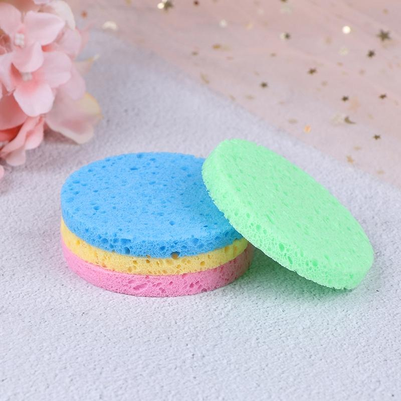 [SATUAN] Cellulose Cleansing Sponge - Spons Pembersih Wajah - Alat Kecantikan Makeup
