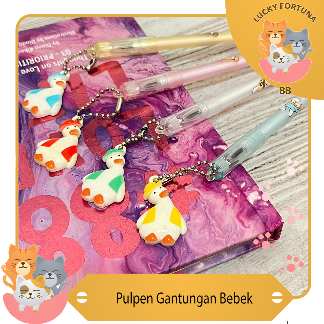 

Pulpen Gantungan Bebek Pulpen gantungan bebek koleksi terbaru Pulpen gantungan bebek imut Pulpen gantungan bebek lucu Pulpen dengan gantungan bebek Alat tulis pulpen Pulpen tinta hitam Pulpen berkualitas tinggi