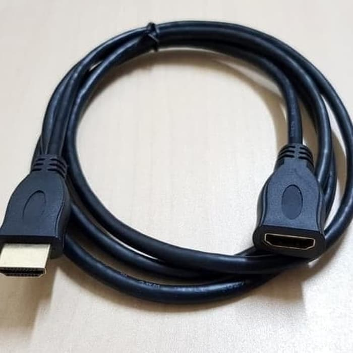 Kabel HDTV Extension Sambungan Male to Female 10cm 30cm 150cm HDmi