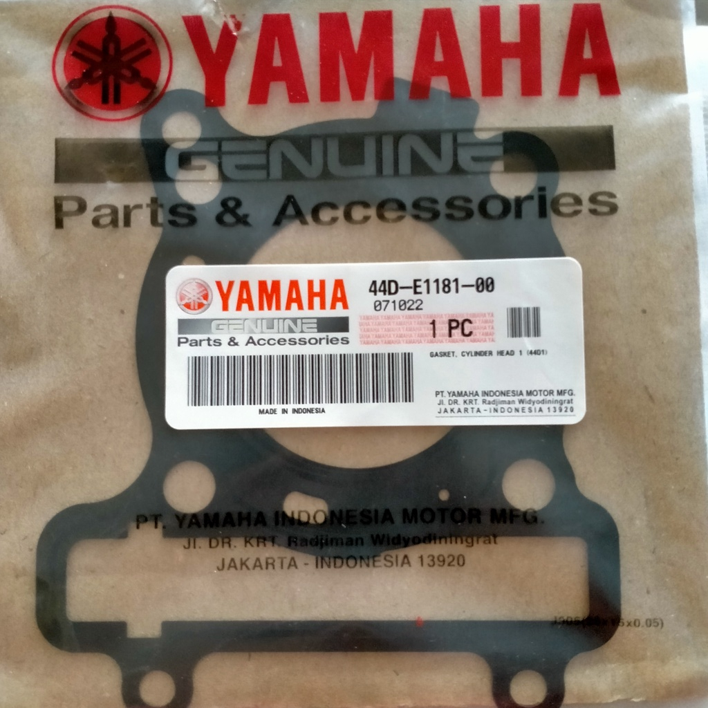 Paking Cylinder Head Xeon 44D-E1181-00 Asli Yamaha