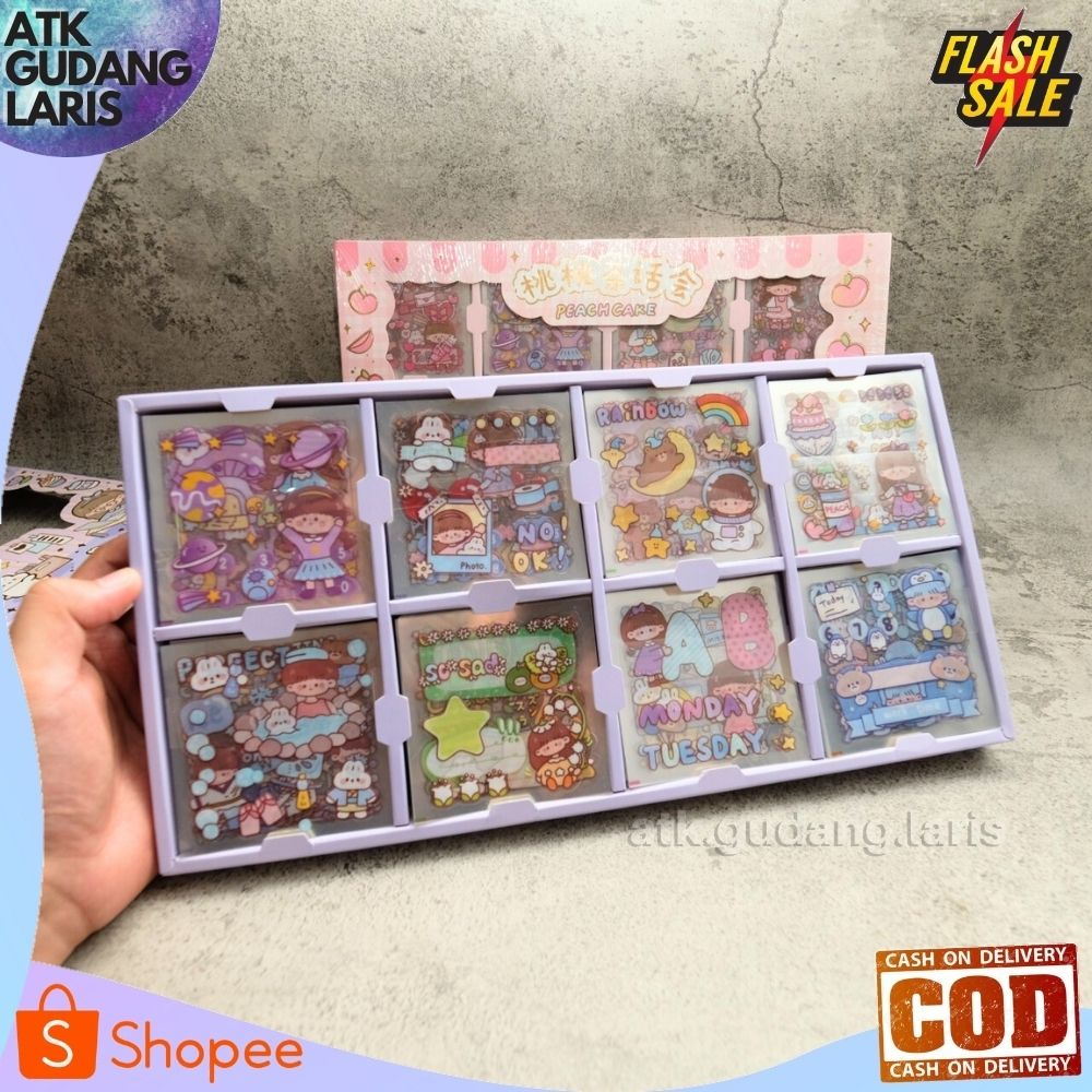 

STIKER SENMU CUTE GIRL STICKER PAKET LUCU ISI 200 LEMBAR STICKER BOX JOURNAL DIARY DECORATION