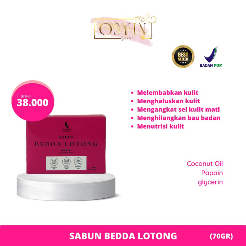 NEW face and body soap super whitening bedda lotong