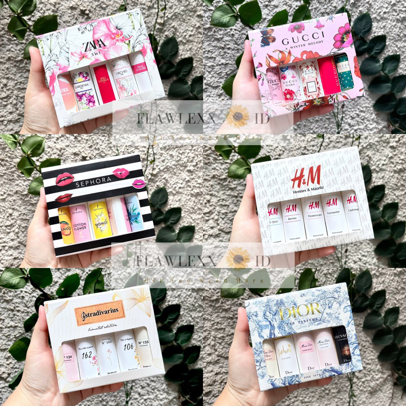 PARFUM BRANDED GIFT SET 1BOX ISI 5