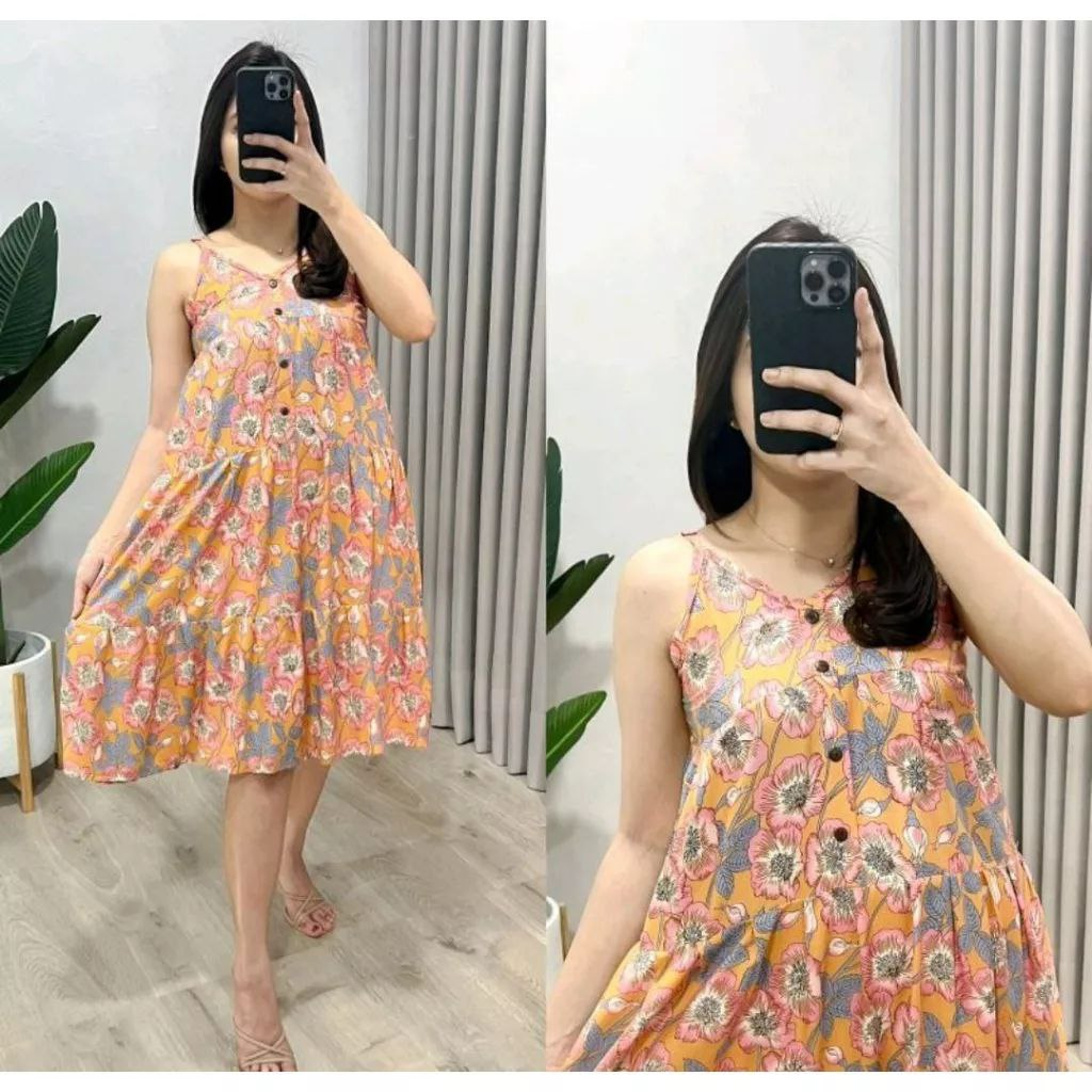 DRESS SALSA / home dress/ korean dress/ dress susun/Dress Tantop susun