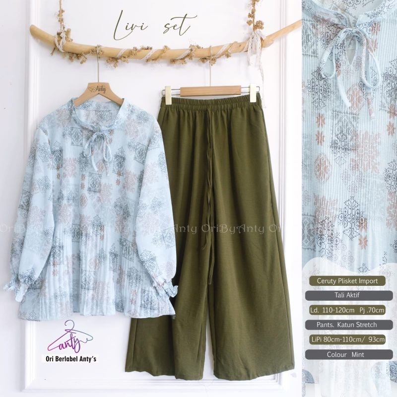 LIVI SET BY ANTY/EMIKO SET JUMBO ORI BERLABEL ANTY'S