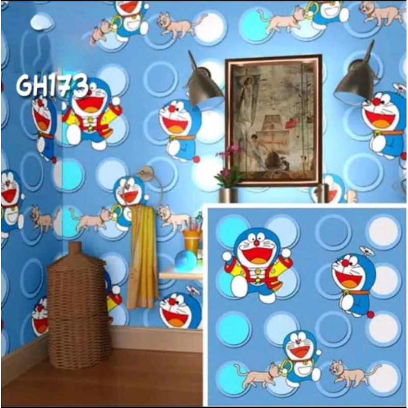 Wallpaper Dinding Doraemon Stiker Dinding Doraemon Walpaper Dinding Doraemon Wallpaper Doraemon