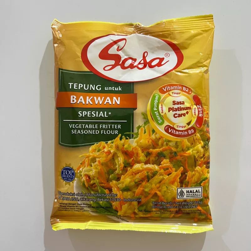 

Sasa Tepung Bumbu Bakwan Spesial 225gr