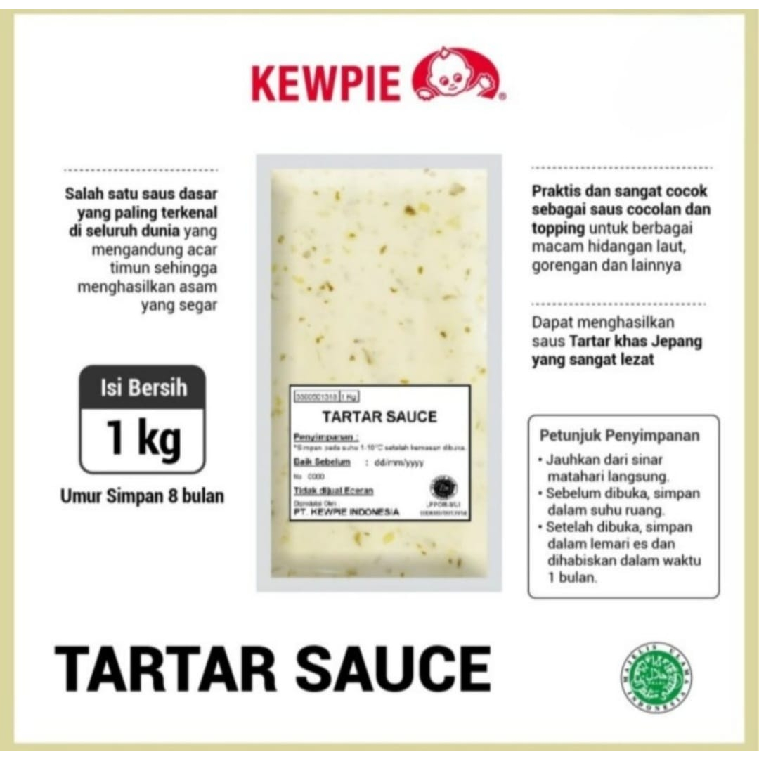 

Kewpie Tartar Sauce 1kg