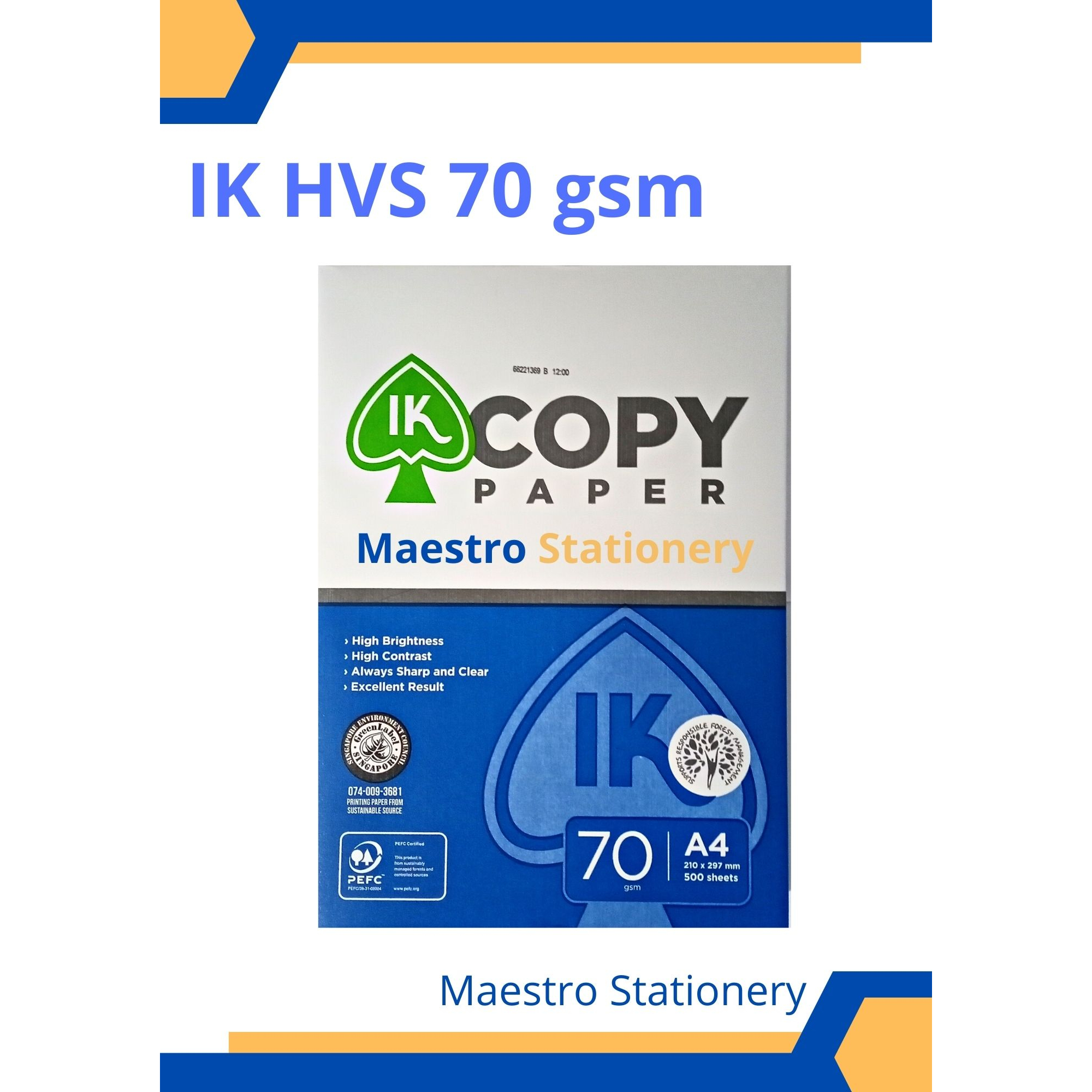 

Kertas HVS IK A4 70gsm