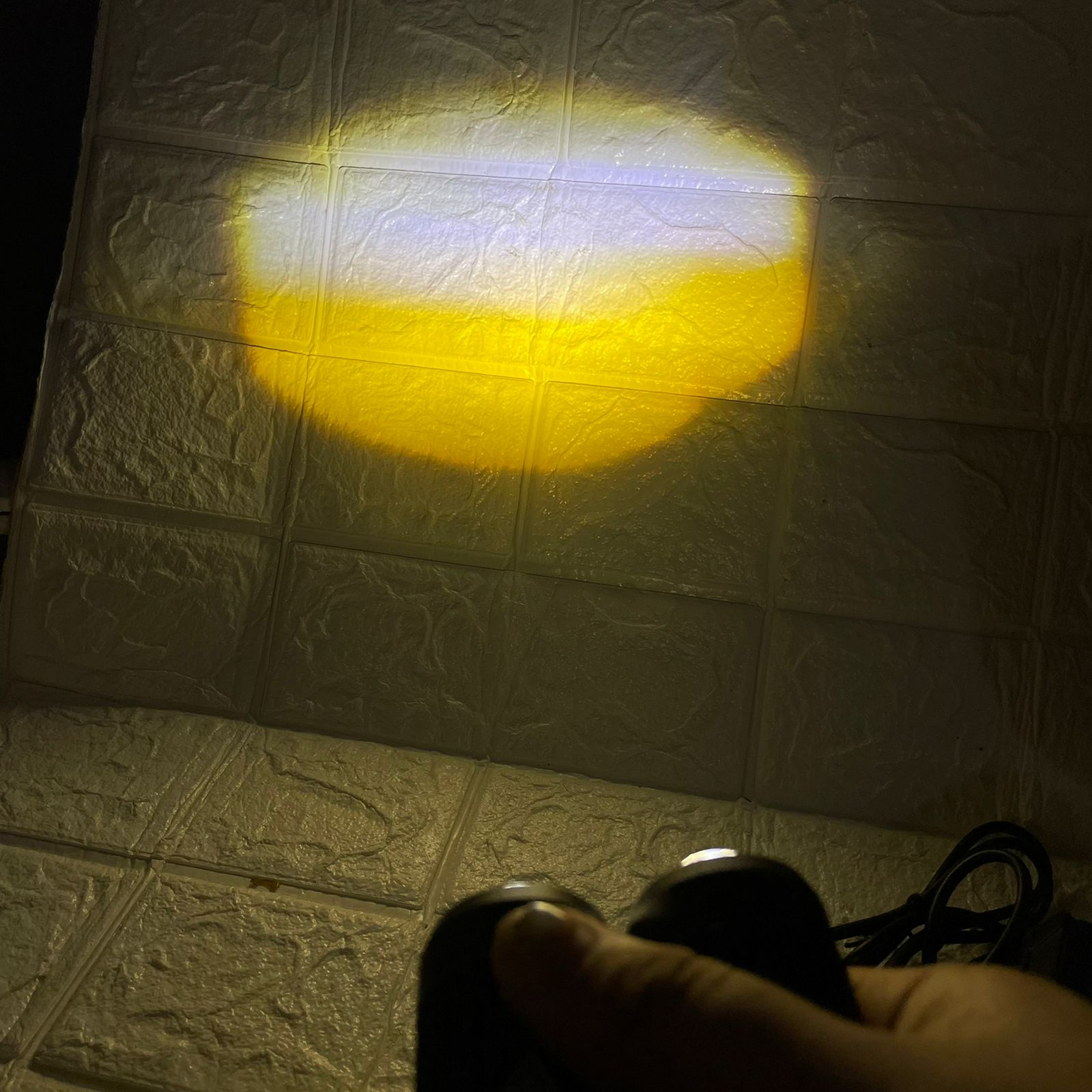 LAMPU SOROT MOTOR MOBIL - LAMPU TEMBAK DUA WARNA - MINI DRIVING SUPER LIGHT X-CASE