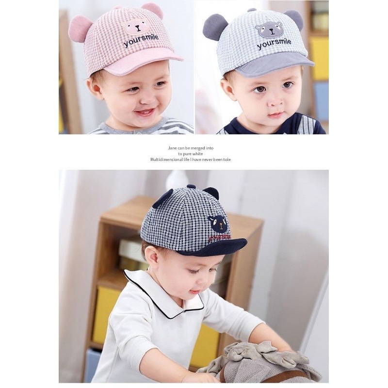 Topi Anak Bayi 1-3th Baby Fashion Hat M335