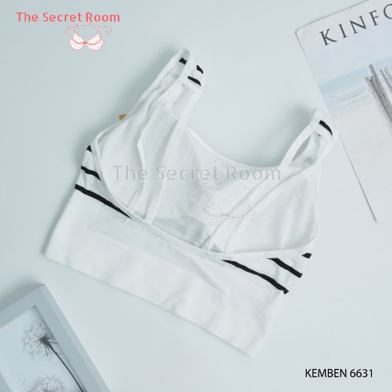 TALLY BRA KEMBEN BRALETTE 6631 (BARU) I CUP B I ADA BUSA I FREE SIZE I BAHAN RAJUT