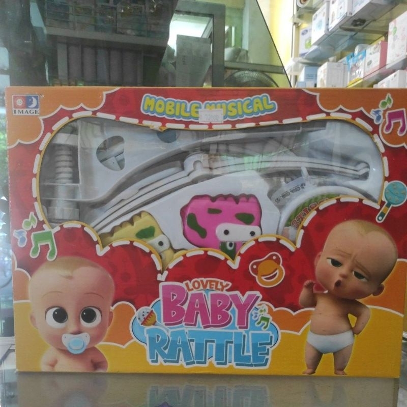 Mainan Musical baby Mobile Bayi Musikal Gantung Aneka Karakter