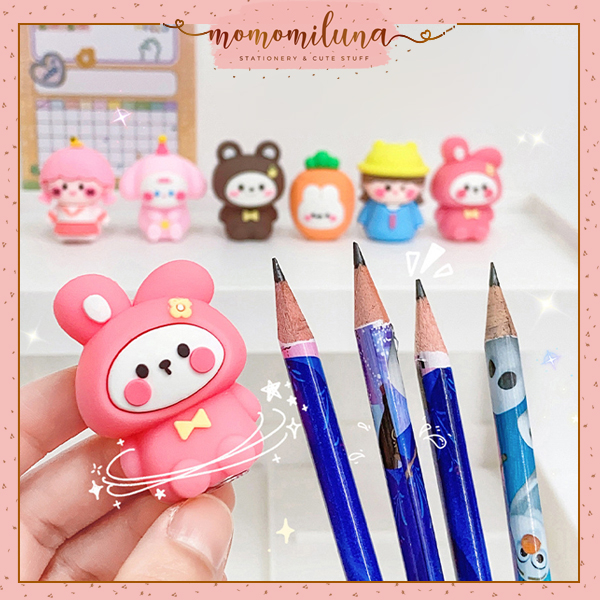 

Rautan pensil karakter boneka lucu cute pencil sharpener cocok untuk souvenir MK1430