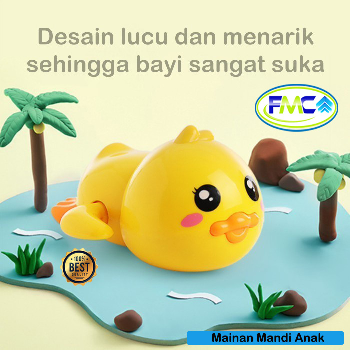 Mainan Mandi Anak Karakter Binatang Bayi Turtle Swimming Mainan Model Hewan Berenang Lucu Imut