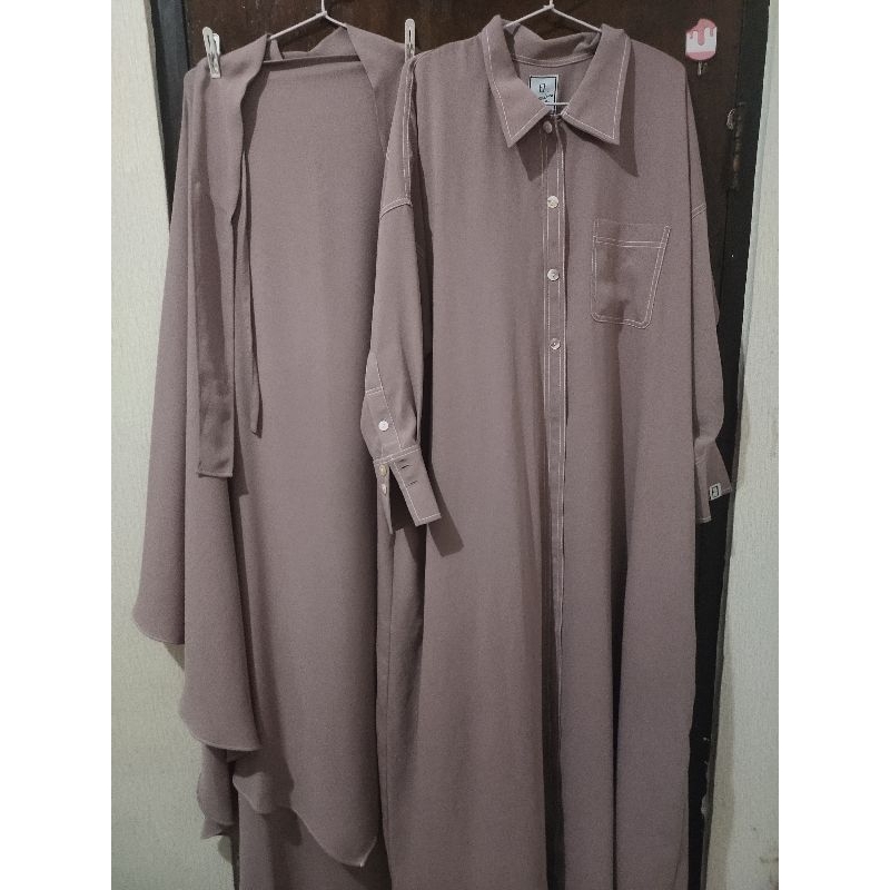 preloved kemejabaya FK AM dustypink by elmadina *sudah terjual