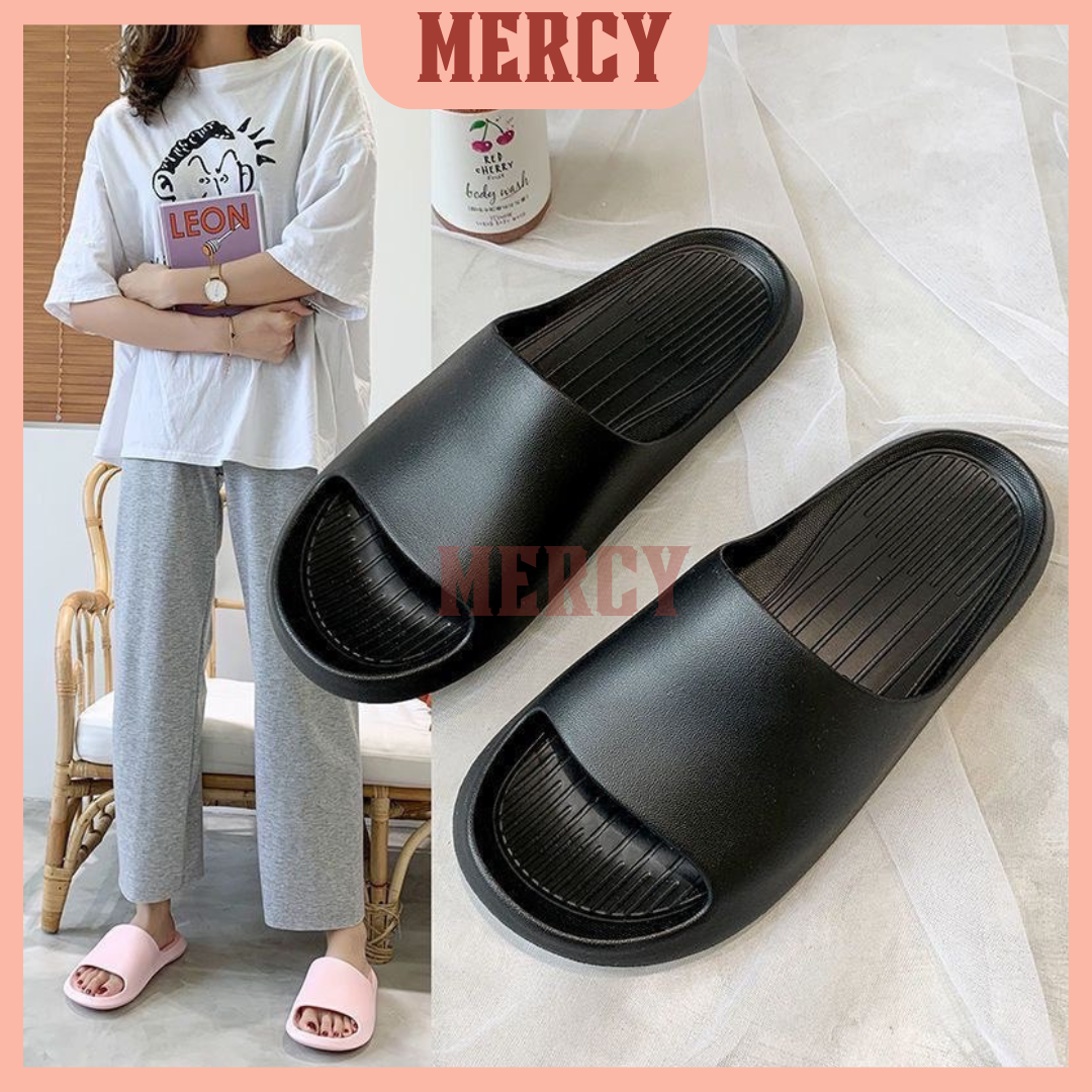 SANDAL SLIP ON CEWEK DAN COWOK I SANDAL CEWEK KOREA SLIP ON BAHAN EVA