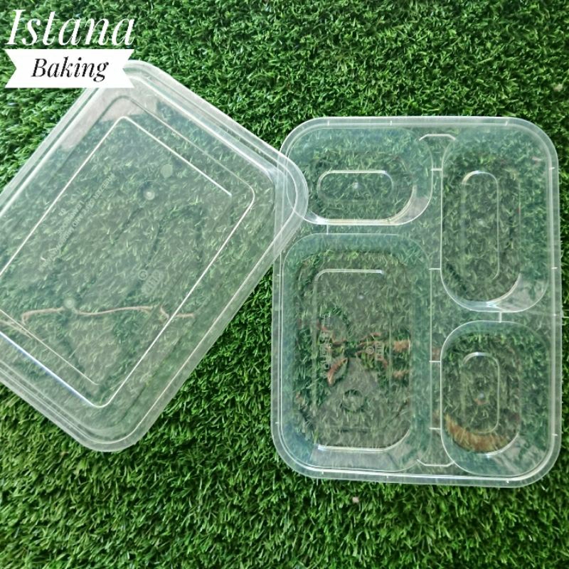 Thinwall Bento Thinwall Lunch Box Sekat 4