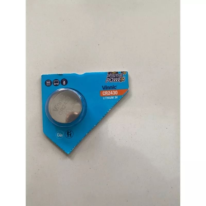 Batrai Battery Vinnic cr 2430 original asli Batre jam tangan