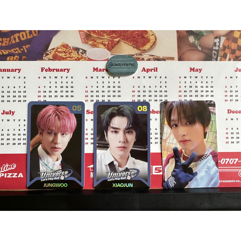 Trading Card TC Universe LPB Let’s Play Ball Jungwoo Xiaojun Haechan Concept Selca Konsep NCT Univer