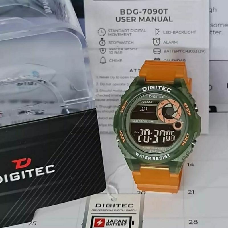 DIGITk 7090 ORIGINAL JAM TANGAN PRIA DIGITAL WATER PROOF GARANSI