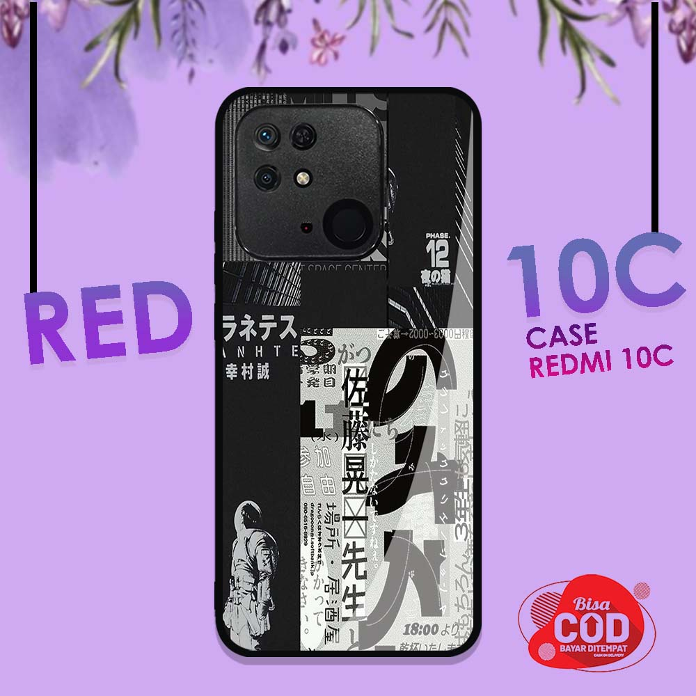 Case Glossy Kilau [MC57] Xiaomi Redmi 10C | Casing Hp 10c Pic HD  | Motif Nasa Aestetic | Maro_Fashi