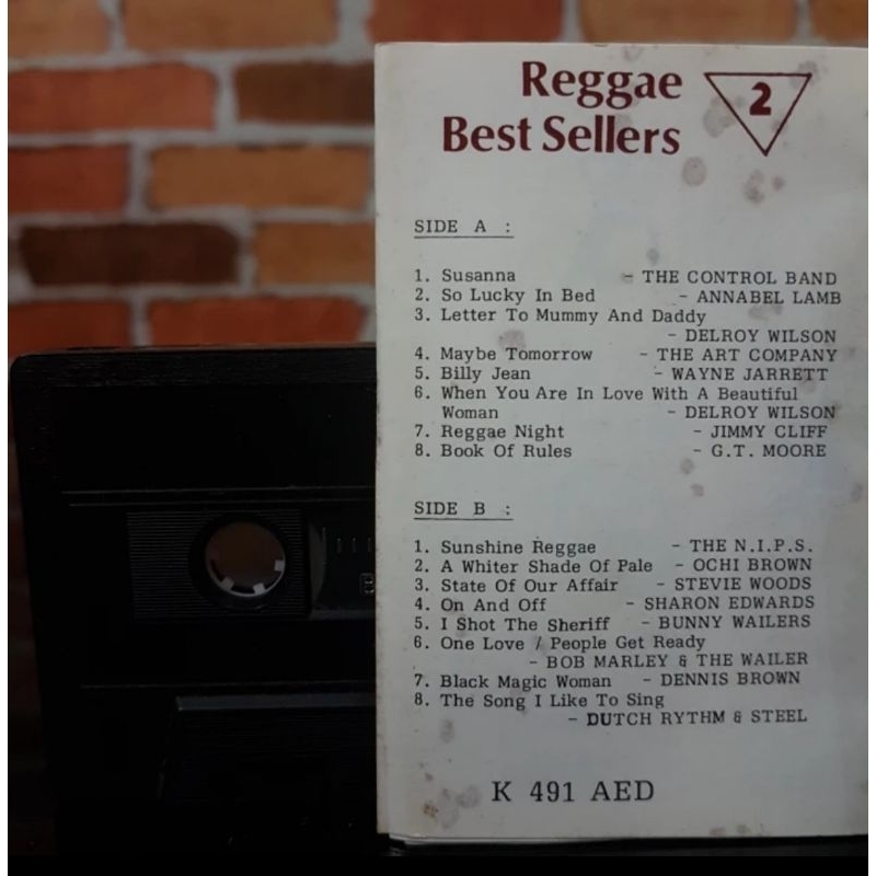 Kaset Pita Reggae Best Sellers 2-Susanna