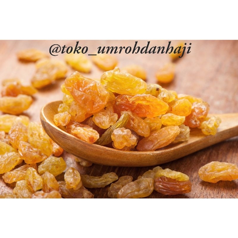 

Kismis Golden Raisn | Kismis Asam Manis | Oleh Oleh Haji Dan Umroh