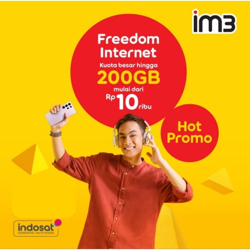 [ GIFT ] FREEDOM INTERNET INDOSAT FULL 24JAM