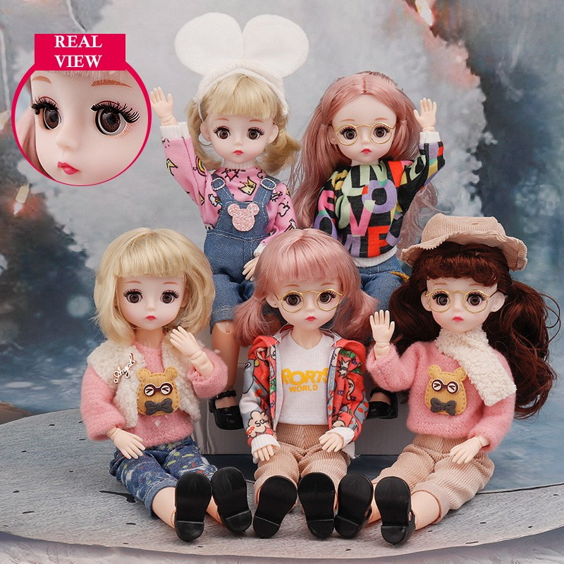 Mainan anak princess little girl barbi patung boneka korea
