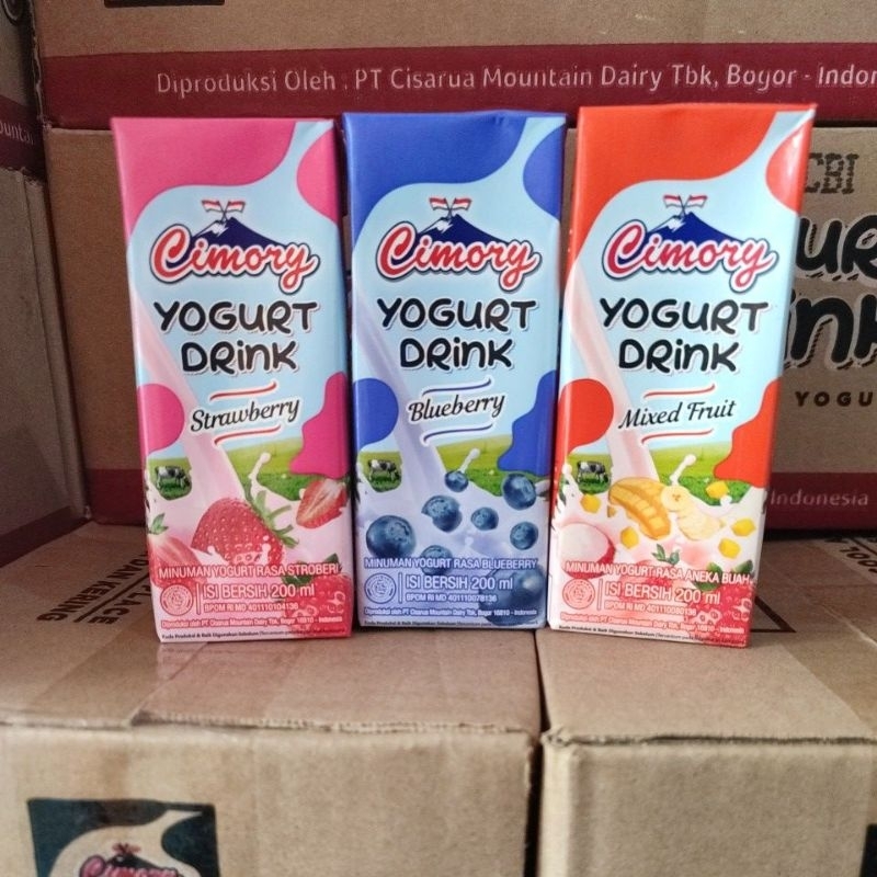 1 DUS CIMORY YOGURT DRINK 200ML 1 KARDUS ISI24 SAMEDAY INSTANT