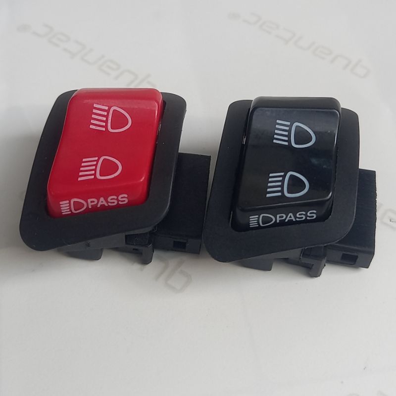 Saklar Lampu Jauh Dekat Pass Beam Dim 4 Pin 2 pin Converter Tombol Honda Beat Fi Vario