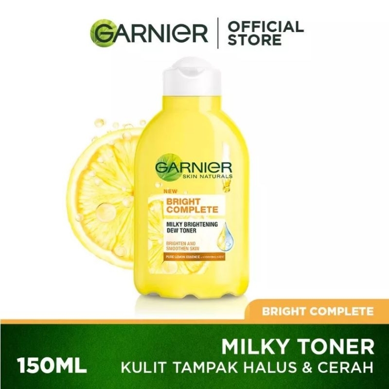 GARNIER Bright Complete Milky Brightening Dew Toner 150ml.