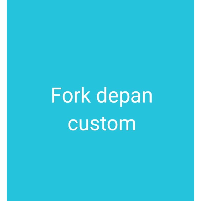 fork depan otoped scooter goped skuter custom