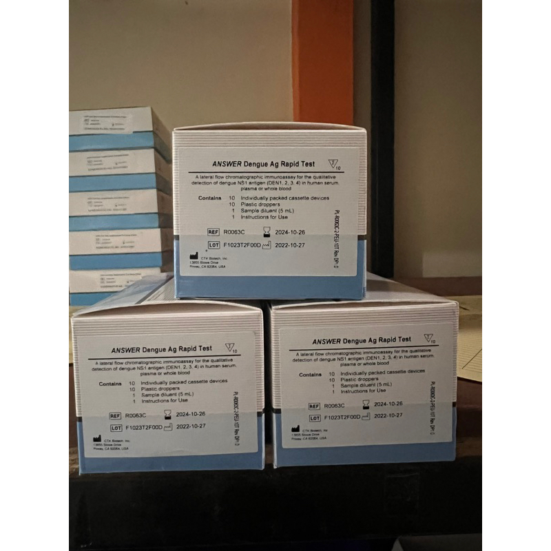 Dengue IGG IGM IGG/IGM Rapid Test Answer