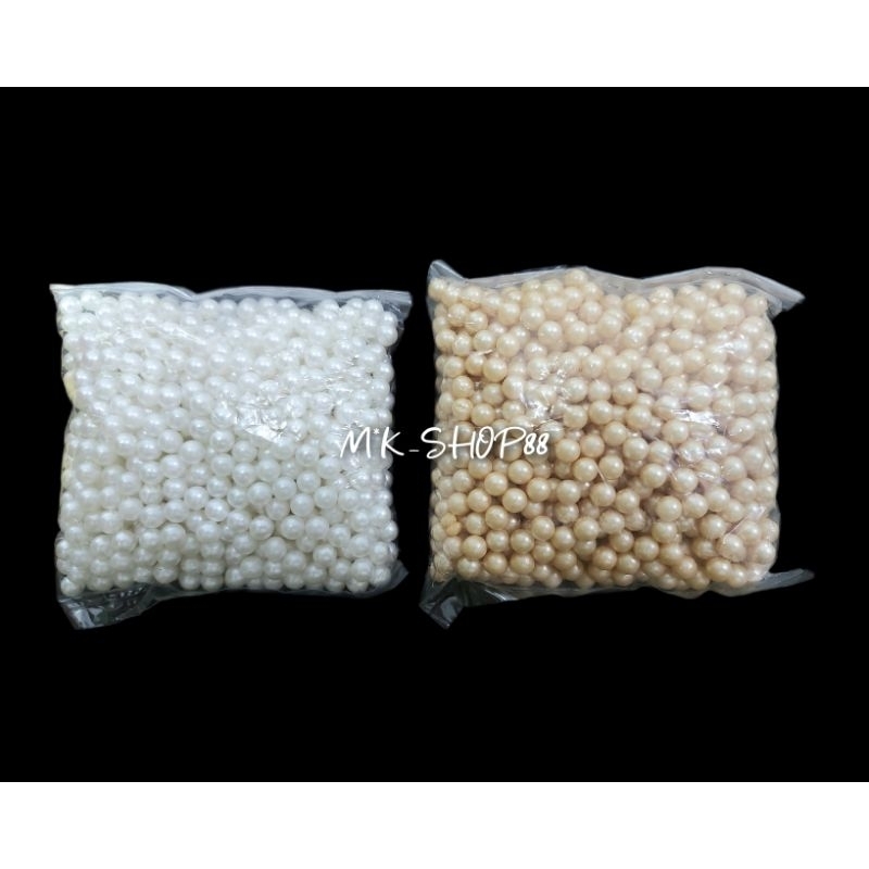 Mutiara tembak tampa Lubang 8 mm/Mutiara press/Mutiara tekan harga/50 grm