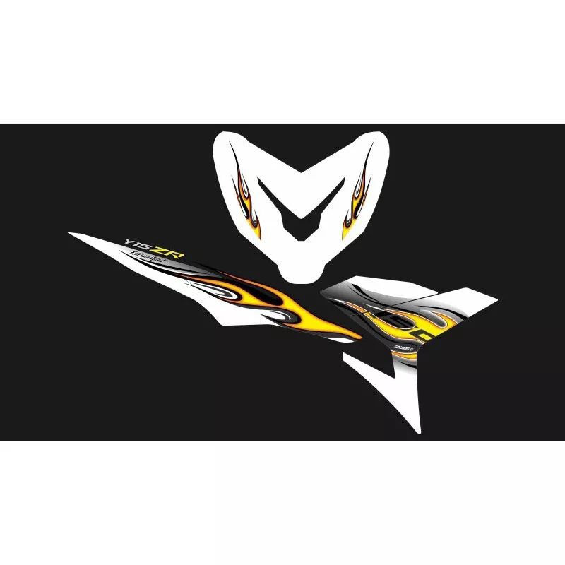 striping transparan MX king custom motif api series