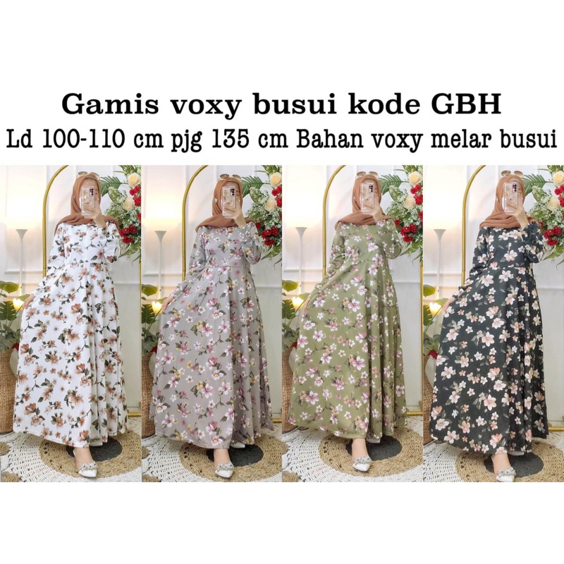 Gamis voxy busui gbh