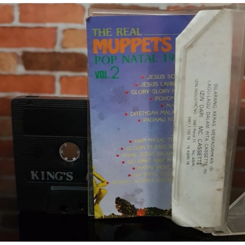 Kaset Pita The Real Muppets-Pop Natal 1984 Vol.2