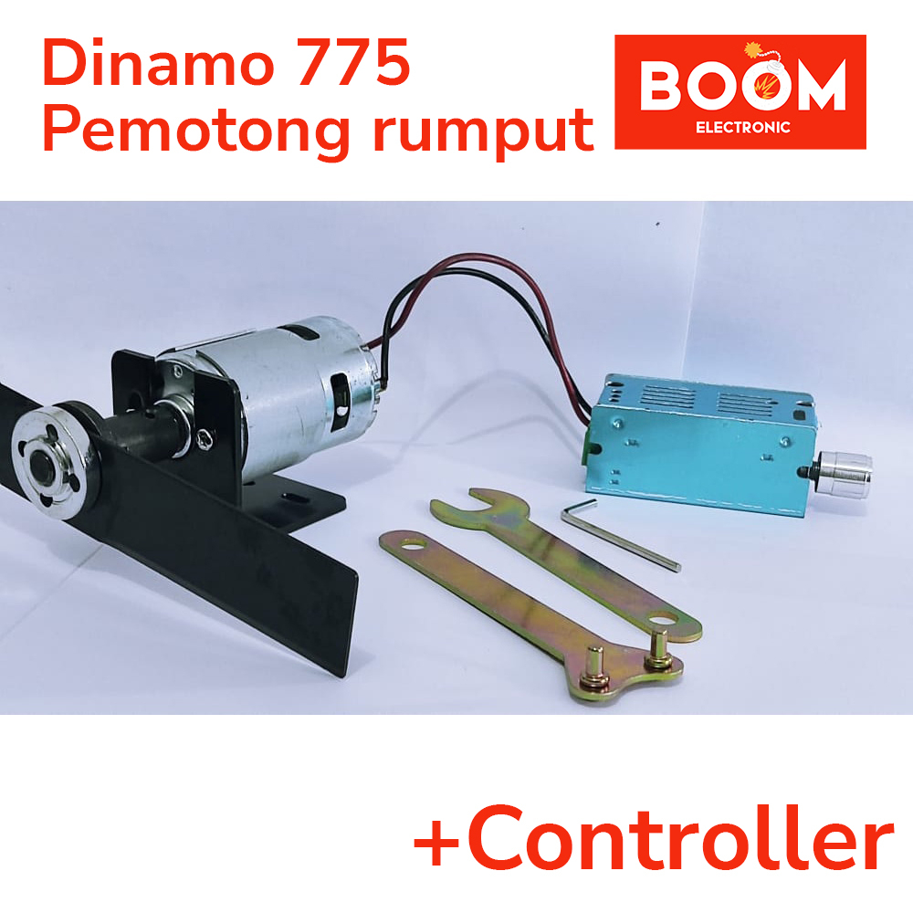 PAKET !!! Dinamo Motor 775 untuk Pemotong Rumput &amp; Pengatur Kecepatan