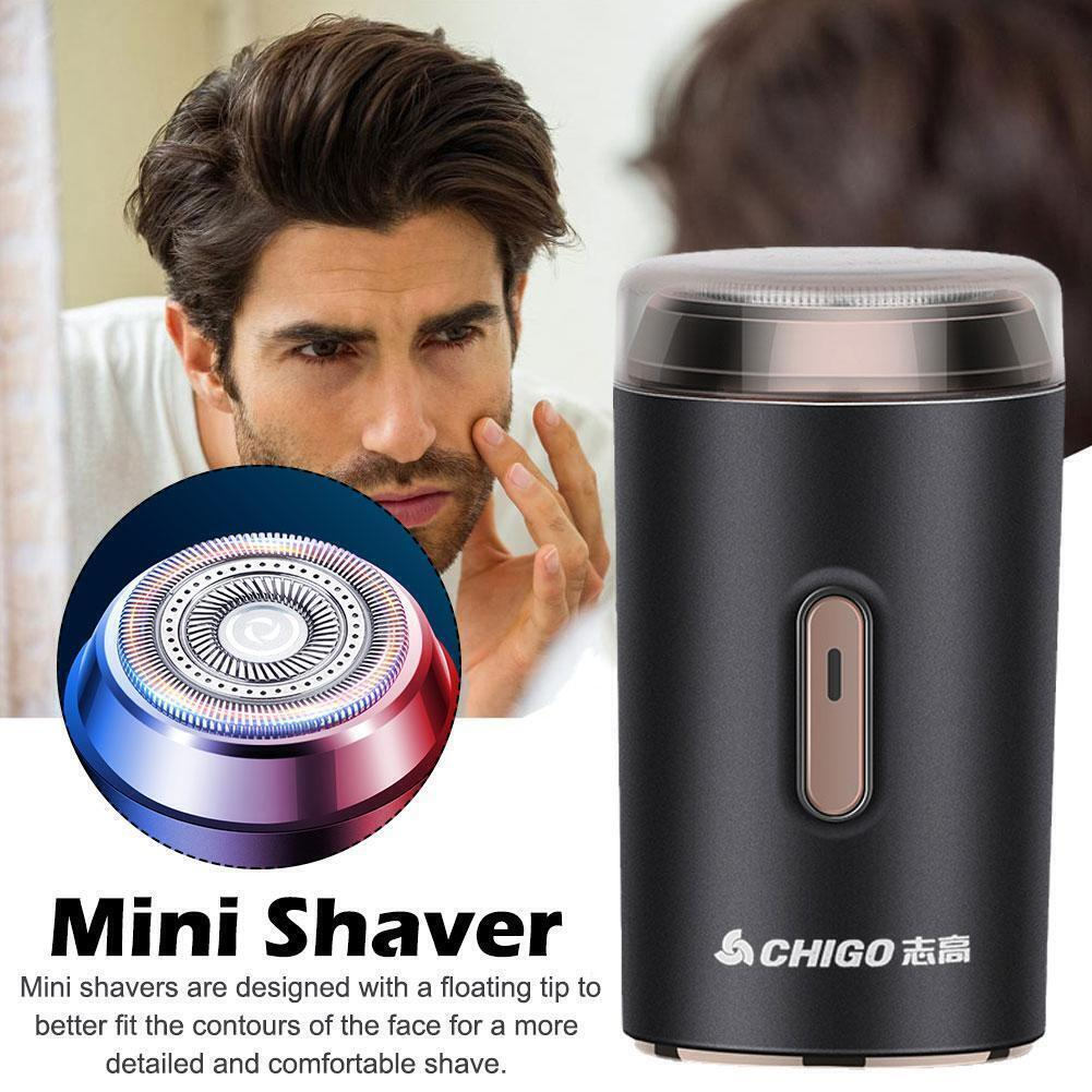 Alat Cukur Elektrik Chigo Shaver Men's Electric Shaver Smart Mini-Portable Wet and Dry Rechargeable Washing Shaver