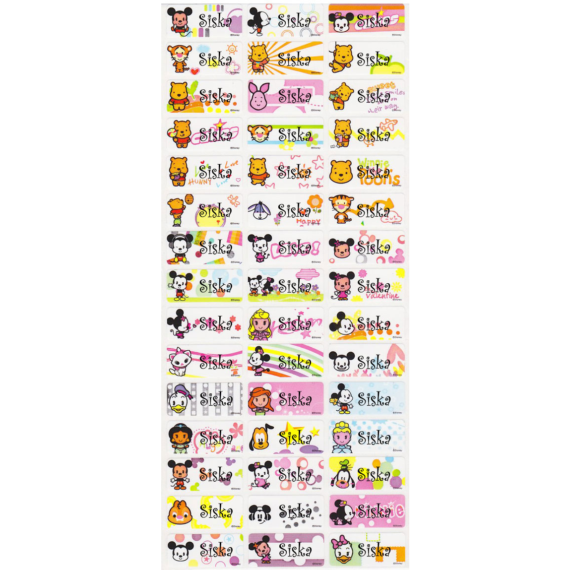 

Label Nama Waterproof - Mickey Cuties