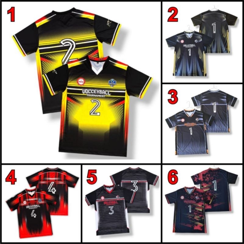 Jersey full printing/baju voli full printing/atasan jersey full printing