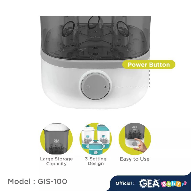 GEA Baby Instant Steam Sterilizer - GIS 100 - Steril Botol