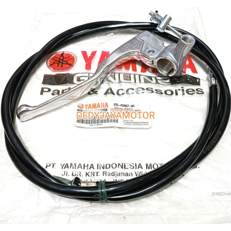 Kabel Rem Belakang Mio Sporty sepaket + dudukan spion kiri + handle rem kiri Mio sporty mio smile mio soul karbu fino karbu harga sepaket