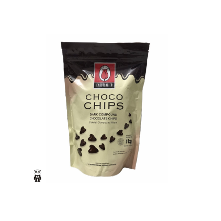 

Coklat Chip Compound Hitam Tulip 1Kg Dark Compound Choco Chips